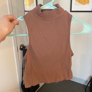 Zara Ribbed Crop Tank Top